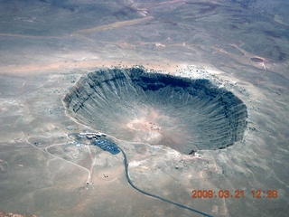 83 6tm. aerial - meteor crater