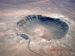84 6tm. aerial - meteor crater