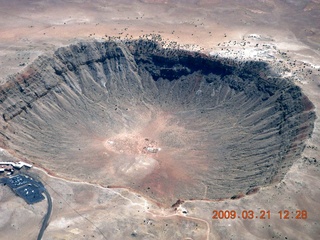 85 6tm. aerial - meteor crater