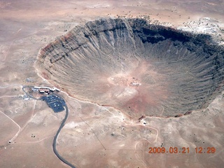 86 6tm. aerial - meteor crater