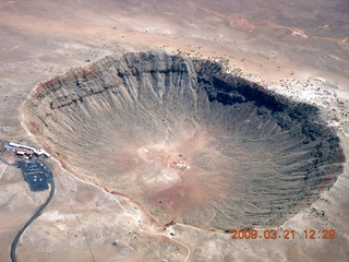 87 6tm. aerial - meteor crater
