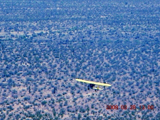 aerial - another airplane near Eagle Roost (27AZ)