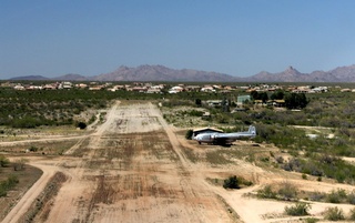Sean's picture - Lake Havasu (HII) trip - aerial - Moreton airstrip