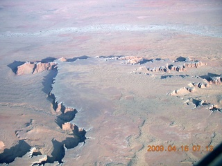 aerial - landscape north of Winslow