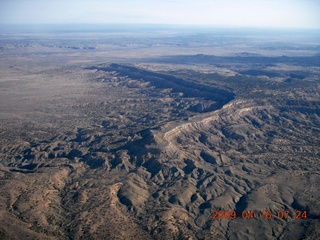 aerial - north of Mogollon Rim