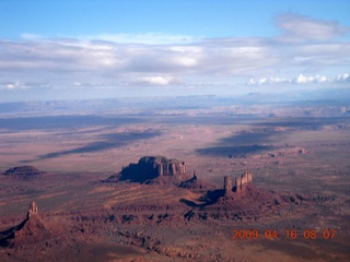 39 6ug. aerial - Monument Valley