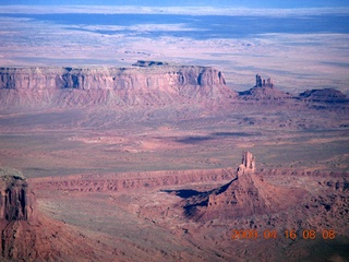 43 6ug. aerial - Monument Valley