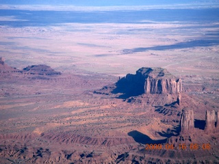 45 6ug. aerial - Monument Valley