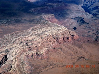 56 6ug. aerial - north of Monument Valley