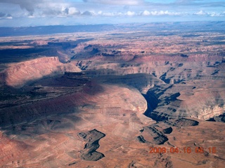 57 6ug. aerial - north of Monument Valley