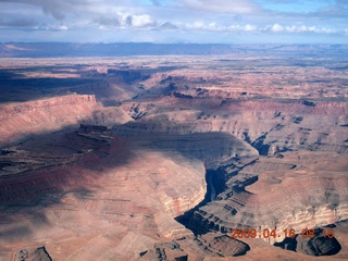 58 6ug. aerial - north of Monument Valley