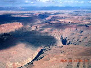 60 6ug. aerial - north of Monument Valley
