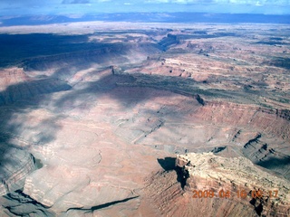 64 6ug. aerial - north of Monument Valley
