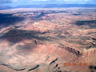 66 6ug. aerial - north of Monument Valley