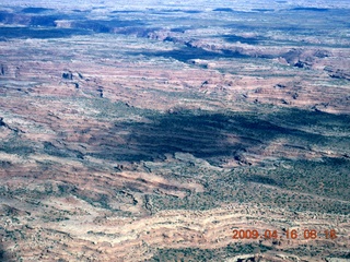 70 6ug. aerial - north of Monument Valley