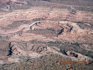 71 6ug. aerial - north of Monument Valley