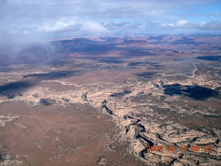 76 6ug. aerial - north of Monument Valley