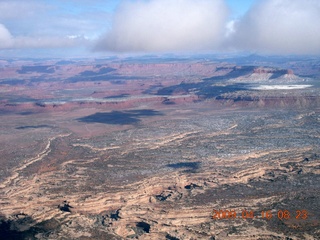 80 6ug. aerial - north of Monument Valley