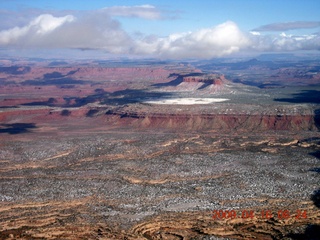 81 6ug. aerial - north of Monument Valley