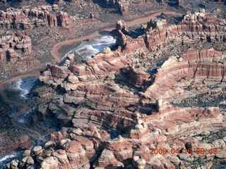 114 6ug. aerial - Canyonlands - Needles