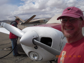 176 6ug. Adam and N4372J at Canyonlands Airport (CNY)