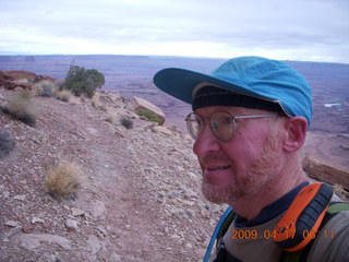 Canyonlands - Lathrop trail hike - Adam and