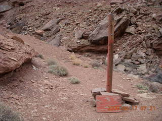 48 6uh. Canyonlands - Lathrop trail hike - uranium mine entrance