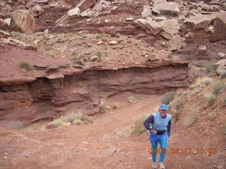 Canyonlands - Lathrop trail hike - Adam running