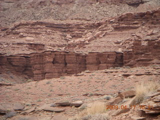 Canyonlands - Lathrop trail hike - my stuff at white rim
