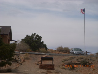 Canyonlands - windy flag