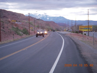 Moab morning run - Route 191 and 128 (Scenic Drive)