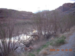 Moab morning run - Route 191 and 128 (Scenic Drive) - Colorado River