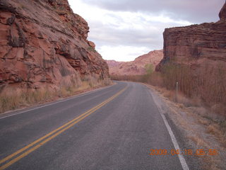 Moab morning run - Route 191 and 128 (Scenic Drive)