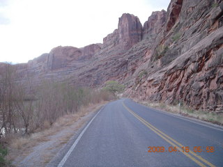 Moab morning run - Route 191 and 128 (Scenic Drive)