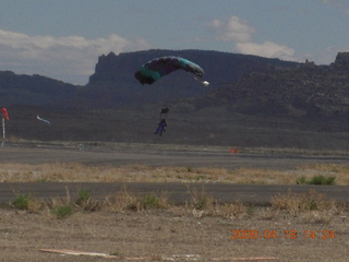 skydiver at Canyonlands (CNY)