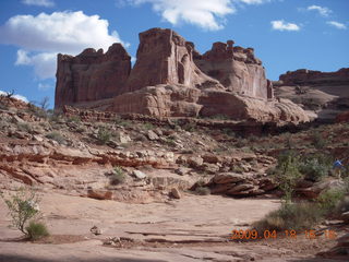 N4372J at Canyonlands (CNY) - flat tire