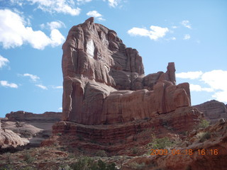 N4372J at Canyonlands (CNY) - flat tire