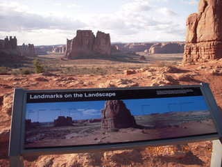 Arches National Park - Park Avenue hike - tiny slot canyon