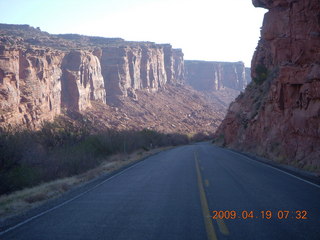 Moab 128 Scenic Drive morning run