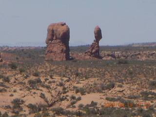 Arches National Park - long view of Balanced Rock