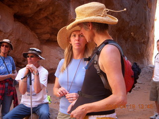 Arches National Park - hikers - Fiery Furnace hike