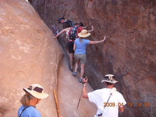 Arches National Park - Fiery Furnace hike - hikders