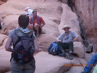 Arches National Park - Fiery Furnace hike - hikers