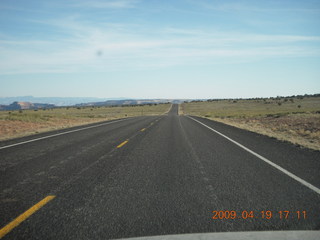 driving to canyonlands