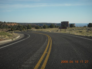 157 6uk. driving to canyonlands