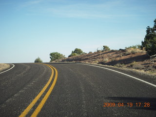 159 6uk. driving to canyonlands