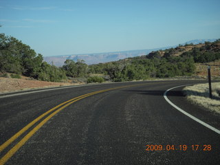 driving to canyonlands