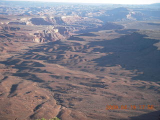 Canyonlands National Park - Murphy Trail run - Adam running