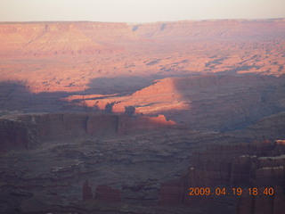 210 6uk. Canyonlands National Park - sunset at Grandview Point