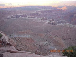 214 6uk. Canyonlands National Park - sunset at Grandview Point